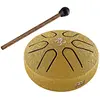 Image de Meinl Tongue Drum en acier de poche (Tambour à anches), Instrument à percussion, Or