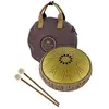 Image de Meinl Medium Octave Steel Tongue Drum - C Major - Gold, Instrument à percussion, Or