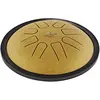 Image de Meinl Small Steel Tongue Drum - C Minor - Gold (Tambour à anches), Instrument à percussion, Or
