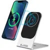 Image de Energizer Chargeur sans fil Mag Safe, 15 W, haute qualité, en aluminium, recharge ultra-rapide, sans fil (15 W), Chargeur sans fil, Gris, Noir