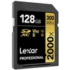 Image de Lexar carte sdxc 128 go 2000x v2 professional 300 mo/s classe 10 uhs-II u3