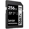 Image de Lexar Professionnel 1667x (256 Go, SDXC, U3, UHS-II), Carte mémoire, Noir, Gris