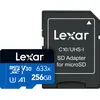 Image de Lexar High-Performance 633x (256 Go, microSDXC, U3, UHS-I), Carte mémoire, Noir