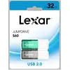 Image de Lexar Pack 2 Clés Usb2 Jumpdrive 32Go S60 (32 Go, USB-A), Clé USB, Vert, Gris