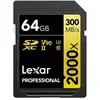 Image de Lexar Professional 64 Go 2000x UHS-II Classe 10 LSD2000064G-BNNNG