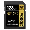 Image de Carte mémoire SD Lexar SDXC 128 Go Noir et Or