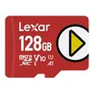 Image de Lexar Carte microSDXC 128GB PLAY 1066x UHS-I U3 jusqu'à 150MB/s (128 Go, microSDXC, U1, UHS-I), Carte mémoire, Rouge
