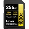 Image de Lexar Professional 1800x (256 Go, SDXC, U3, UHS-II), Carte mémoire, Gris