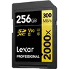 Image de Lexar Professional Gold Series (256 Go, SDXC, U3, UHS-II), Carte mémoire, Noir