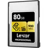 Image de Lexar Professional Gold Series 2.0 (80 Go, CFexpress type A), Carte mémoire, Noir