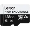 Image de Lexar MÉMOIRE MICRO SDXC 128GB UHS-I/LMSHGED128G-BCNNG (128 Go, microSDXC, U3, UHS-I), Carte mémoire, Noir