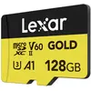 Image de Lexar Professional GOLD UHS-II (128 Go, microSDXC, U3, UHS-II), Carte mémoire, Jaune, Noir