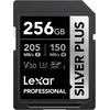 Image de Lexar Silver Plus (256 Go, SDXC, U3, UHS-I), Carte mémoire, Argent, Noir