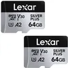 Image de Carte microSDXC Silver Plus UHS-1 64Go R205/W100 V30 - Pack de 2
