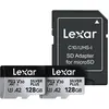 Image de Lexar Professional Silver Plus 2-Pack (128 Go, microSDXC, U3, UHS-I), Carte mémoire, Noir, Argent