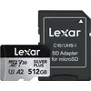 Image de Lexar Professional Silver Plus (512 Go, microSDXC, U3, UHS-I), Carte mémoire, Argent, Noir