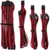 Image de CORSAIR Premium Sleeved Kabel-Set (Gen 4) - rot/schwarz