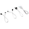 Image de CORSAIR Kit d'extension gainé pour panneau avant (30 cm) - Blanc