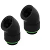 Image de CORSAIR Hydro X Series 45° Rotary Adapter - Raccord pour système de refroidissement par liquide - noir (pack de 2)