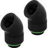 Image de CORSAIR Hydro X Series 45° Rotary Adapter - Raccord pour système de refroidissement par liquide - blanc (pack de 2)
