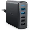 Image de Anker PowerPort Speed 5 (63 W, 5 ports), Chargeur USB, Noir
