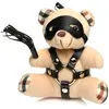 Image de Master Series, Porte-clés, Geknebelter Teddybär Schlüsselanhänger, Beige