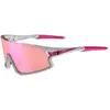 Image de Tifosi, Unisexe, Lunettes de sport, STASH CLARION Race Pink Lunettes (3 verres 15,4 % Pink, 41,4 % AC Red, 95,6 % Clear) (PREMIERY : (Ac Red, Clear, Rose clair), Pink, Rouge, Multicolore, Transparent