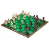 Image de Jeu D’échecs Minecraft - Héros De La Surface VS Monstres 48 cm
