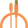 Image de DJTechTools Chroma Cables : USB-C orange fluo (1.50 m), Câble USB