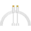 Image de DJTechTools Chroma Cables USB-C to C 2m - Blanc (2 m), Câble USB