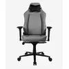 Image de Arozzi Primo - Fauteuil gaming tout cuir haut de gamme - Marron, Chaise gaming, Gris