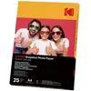 Image de Kodak Papier photo pour imprimante, 25 feuilles A4, 210 x 297 mm, 180 g, brillant / 3510-812 (180 g/m², A4, 25 pcs), Papier photo, Blanc