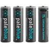Image de Pale Blue AA USB-C (4 pcs, AA, 1700 mAh), Batteries + piles