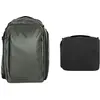 Image de Wandrd Transit 45L Sac à dos de voyage Wasatch Green Essential+ Bundel (Sac à dos photo, 45 l), Housse pour appareil photo, Vert