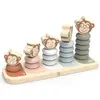 Image de Speedy Monkey SP1003 Jouet à empiler Famille de singes 25,7x84x13,10cm