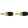 Image de Connecteur Quicklock Monster Cable 2 fiches bananes Noir