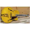 Image de D'angelico Guitars D'angelico Excel EXL-1 Amber (Guitare semi-acoustique, Ébène (touche), Jescar (baguettes de frettes)), Guitare, Marron