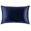 Image de Slip Pure Silk Queen Pillowcase - Navy Oreiller 1 art.