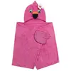 Image de Zoochini, Serviette de bain bébé, Zoocchini Serviette de bain à capuche pour enfants - Franny le flamant rose (56 x 127 cm)
