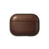 Image de Coque pour Airpods Pro 2 Modern Leather Robuste avec Point d'Attache Nomad Marron