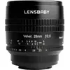 Image de Lensbaby Velvet 28 Nikon Z (Nikon Z, Plein format), Objectif, Noir