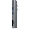 Image de Satechi St-Cmbpm (USB-C, 1 portion), Station d'accueil + hub USB, Gris