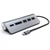 Image de Satechi St-Tchcrs (USB-C, 5 ports), Station d’accueil + hub USB, Argent