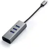 Image de Satechi ST-TC2N1USB31AM (USB-C, 4 ports), Station d’accueil + hub USB, Gris