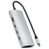 Image de Satechi ST-P8KES station d'accueil Avec fil USB 3.2 Gen 1 (3.1 Gen 1) Type-C Argent