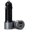 Image de Satechi Chargeur de voiture USB V2, Adaptateur pour véhicule, Noir, Gris