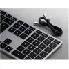 Image de Satechi Slim X3 (DE, Sans fil), Clavier, Noir, Gris
