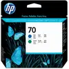 Image de HP 70 tête d'impression DesignJet bleue et verte C9408A