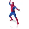 Image de Deguisement Adulte 2nd Skin Spiderman  - Rouge / bleu - XL