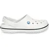 Image de Crocs, Unisexe, Chaussons, Sabots Crocband unisexe, Blanc, (48, 49)
